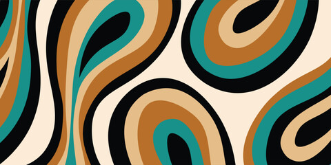 Seamless abstract decorative pattern. Vector Illustration.