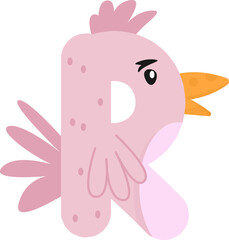 Whimsical Chicken and Rooster Alphabet & Numbers