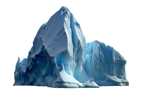 Majestic Iceberg: Glacial Peak, Antarctic Landscape, Polar Ice