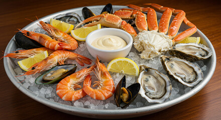 raw shrimp on a plate