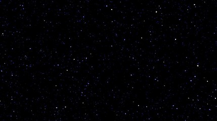 Universe of scattered stars in the night