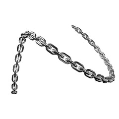 chain isolated on transparent background