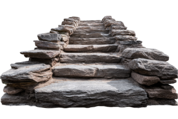 Ancient stone steps ascending, leading into the distance
