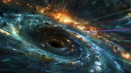 Cosmic Abyss: A Black Hole Simulation for Sci-Fi Animation