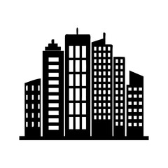 Obraz premium city buildings vector illustration