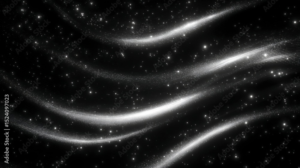 Aufkleber elegant black white swirling ink pattern abstract background high resolution texture