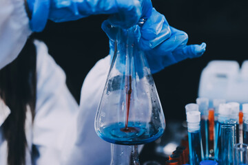 scientist working at the laboratory