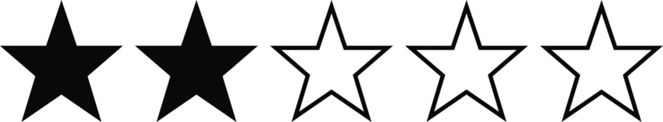 2 star review. We want your feedback. Rating to service experience on online application for Customer review satisfaction feedback survey concept. Rating feedback.