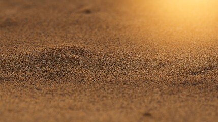 Warm light on grains of sand