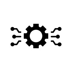 Icon a technology, isolated against a clean background.