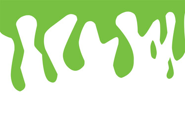 green color dripping molten splash shape  (20250607043621).eps