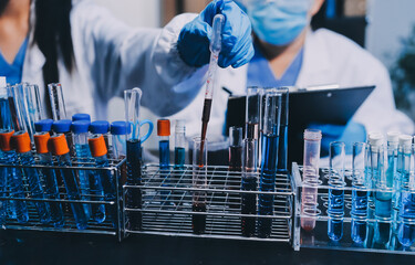 scientist working at the laboratory