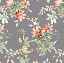 vintage floral pattern illustrator artwork