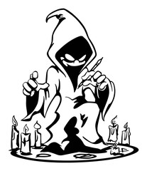 Fototapeta premium Cheerful Cartoon Sun Character Dancing in Hand-Drawn Style Illustration