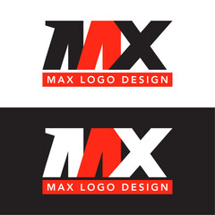 MAX Logo Design — Bold and Modern Typography Business Logo