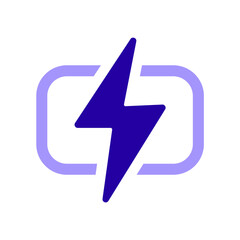 Icon a energy, isolated against a clean background.