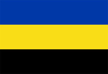 A vector illustration of the flag of Gelderland, a province in the Netherlands.