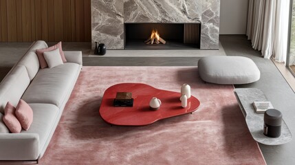 Modern living room interior design