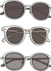Stylish Sunglasses Illustration