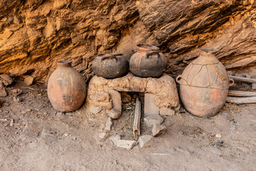Traditional stove in the mountains of Peru