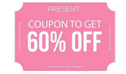 Pink Coupon to get 60% off