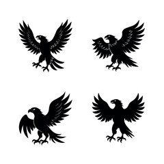 Eagle vector silhouette 