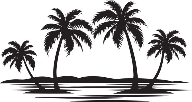 Plam Tree Silhouette