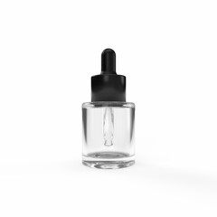 dropper bottle isolated. 3D render