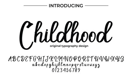 Childhood - Modern Handwritten Typeface