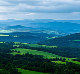 landscape with mountains