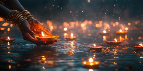 Families gathered to enjoy a traditional Diwali meal, sharing love and togetherness