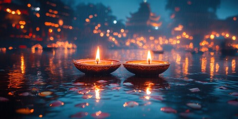 Families gathered to offer prayers to Goddess Lakshmi, seeking blessings for Diwali