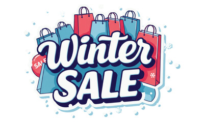 Winter sale text