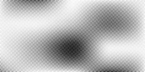 Halftone gradient. Dotted gradient, smooth dots spraying and halftones dot background seamless horizontal geometric pattern vector template set. modern vector ilustration