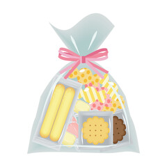 お菓子袋詰めプチギフト