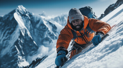 snowboarder on the slope