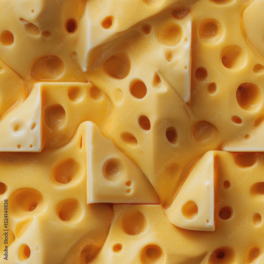 Poster seamless texture explore a vibrant, cheese featuring patterns perfect for backgrounds. this unique d