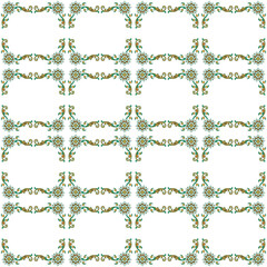 vector decorative ornament. vintage floral frame.