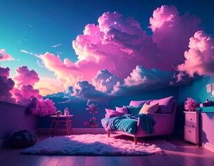 おしゃれな部屋の壁紙素材