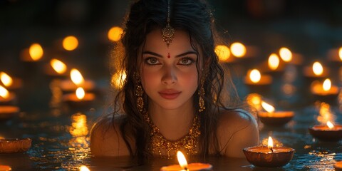 Firecrackers lighting up the night sky, filling the air with joy and excitement during Diwali celebrations