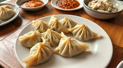 lazy dumplings on the table