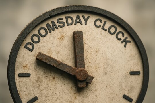Doomsday clock illustrating the urgency and significance of nuclear disarmament in contemporary society