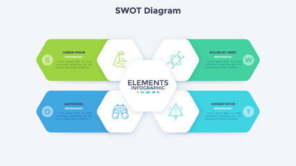 Modern Infographic Vector Banner. Business Presentation Slide