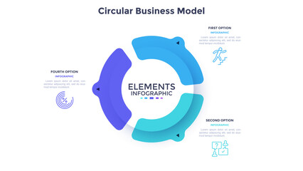 Modern Infographic Vector Banner. Business Presentation Slide