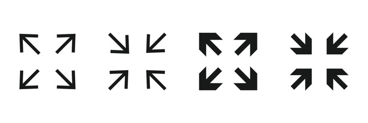 Resize Arrows vector icon