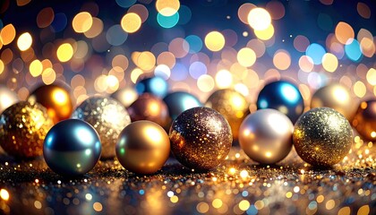 Sparkling Christmas Ornament Display