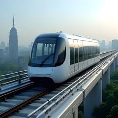 Naklejka premium train in motion