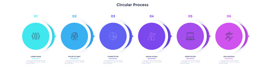 Modern Infographic Vector Banner. Business Presentation Slide