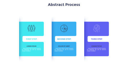Modern Infographic Vector Banner. Business Presentation Slide