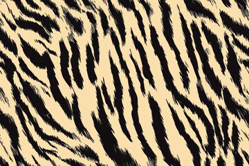 White tiger skin texture with copy space. Close-up white tiger pattern. Big Cat fur. Tiger stripes. Realistic white tiger skin. White tiger design texture. Detailed white tiger skin close-up. 